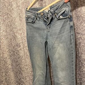 Shyanne Blue Skinny Jeans with Faded Distressing